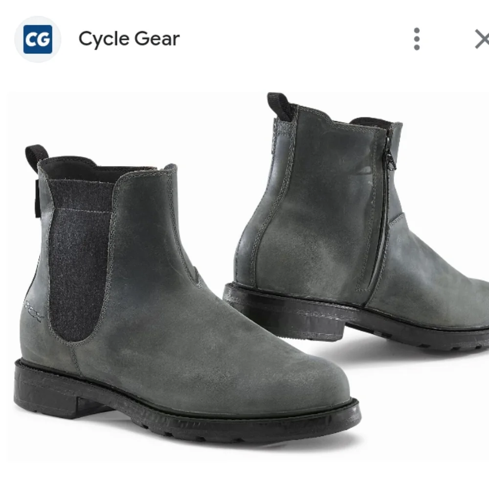 TCX T-DRY Ortholite Leather Waterproof Steel Toe Motorcycle Boot Sz 8